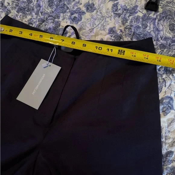 Antonio Melani  linen Kendall  navy career core pants - Picture 4 of 7